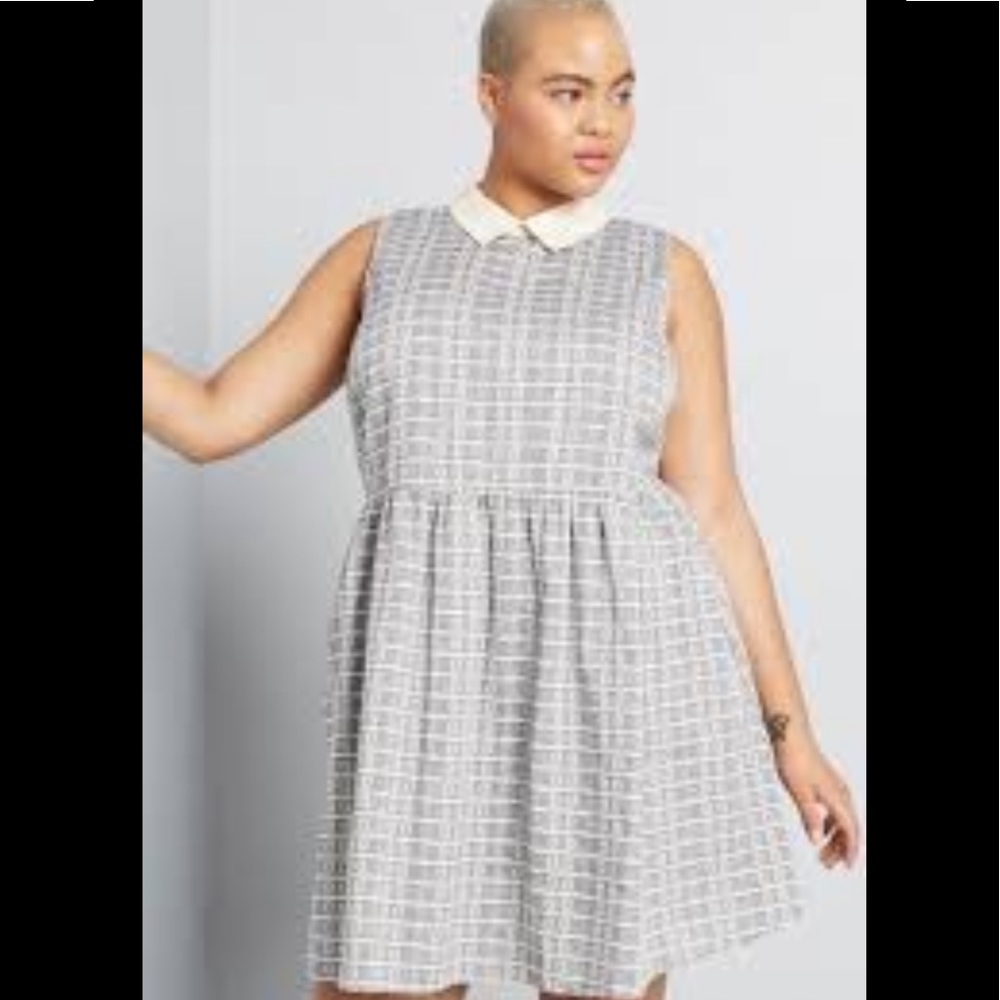 ModCloth Gray Dress - Picture 4 of 4